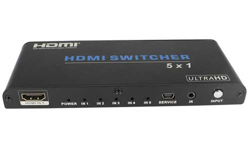 Hangalaxy 5x1 HDMI ГQ HDV-0501Aϵ̖̎O(sh)